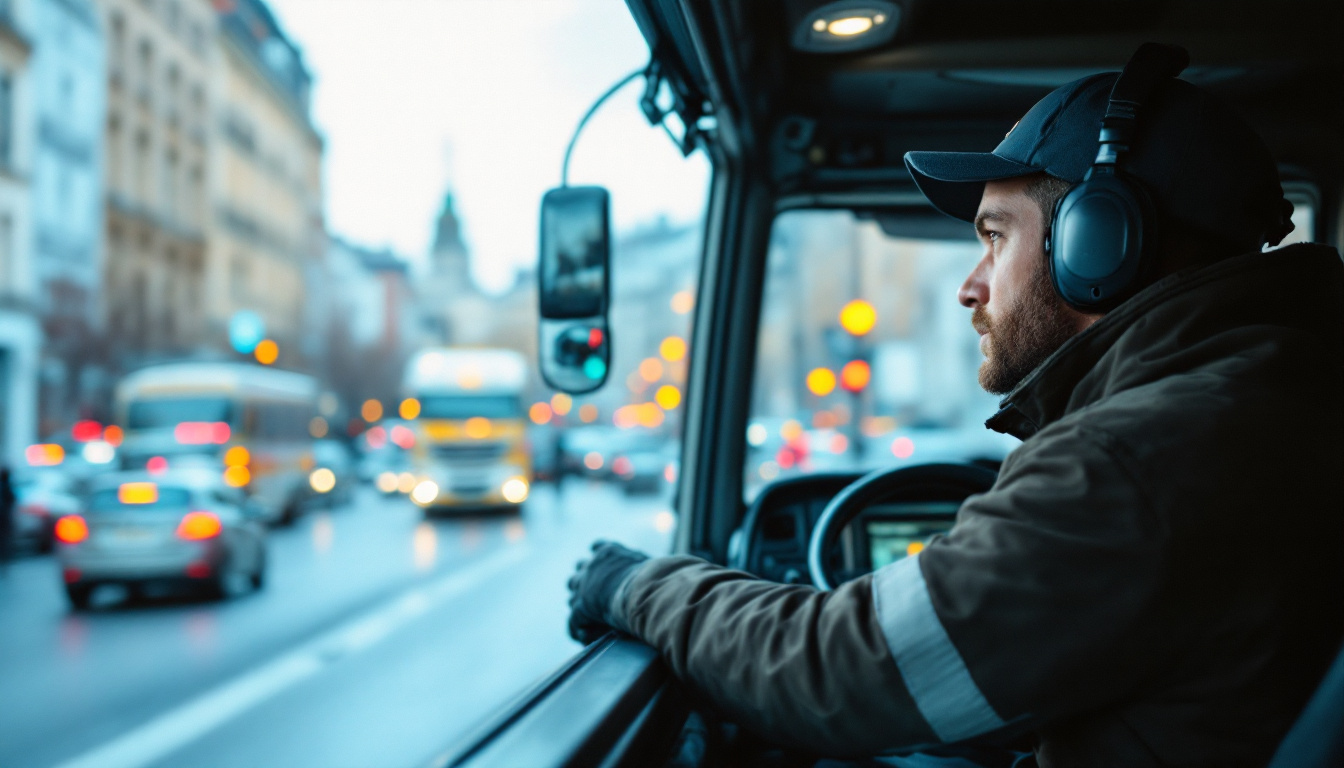 LKW Fahrer im Nahverkehr