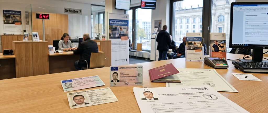 fahrerqualifizierungsnachweis karte beantragen